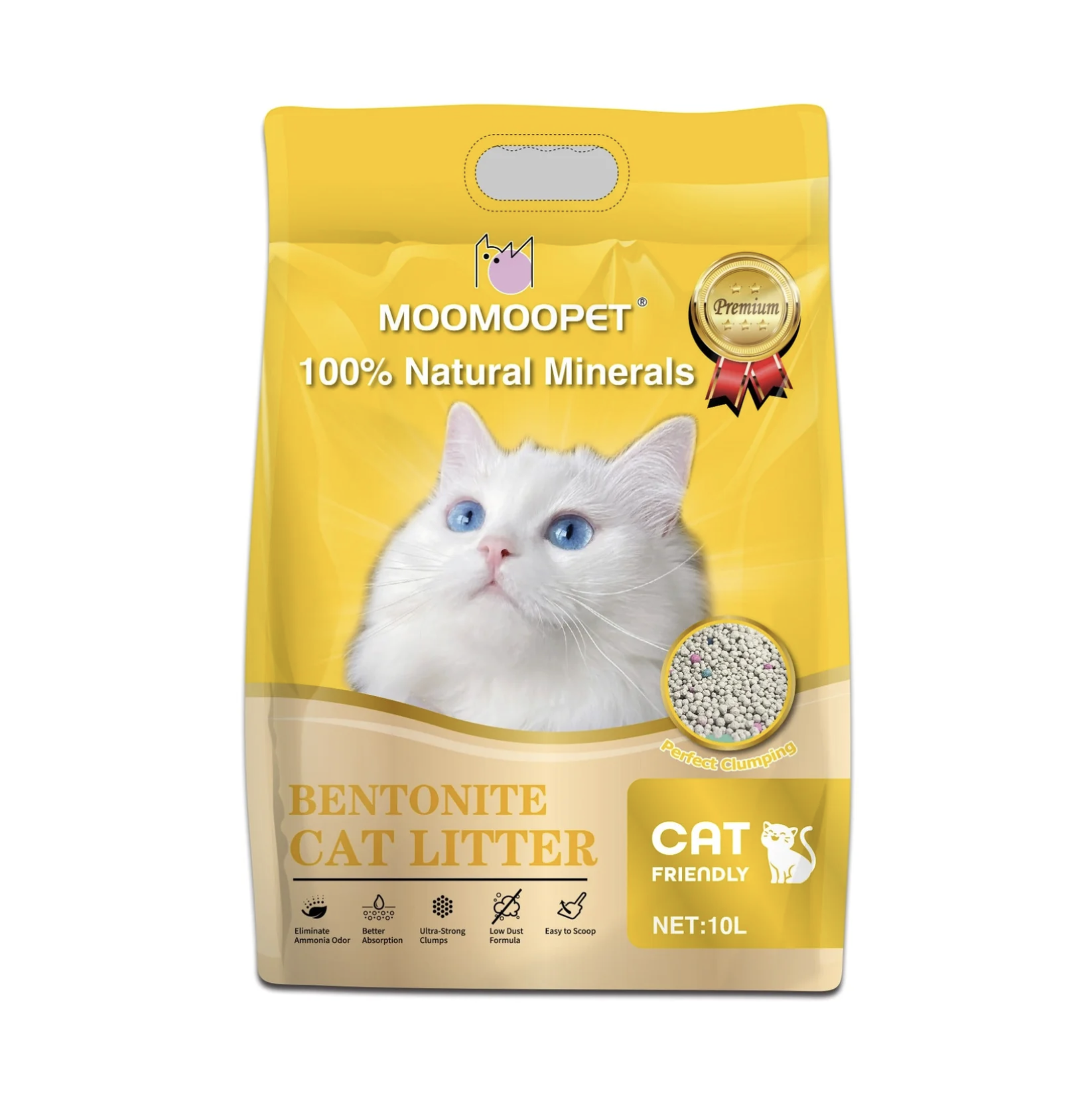 Moomoopet Cat Litter Lemon 10L