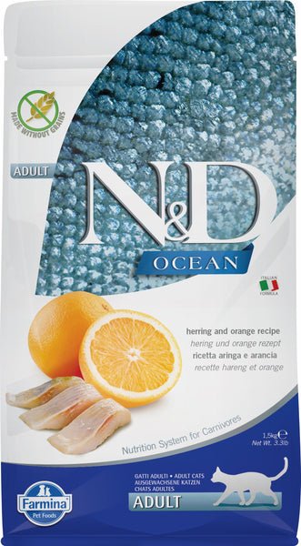 N&D Ocean Cat Herring & Orange 1.5kg