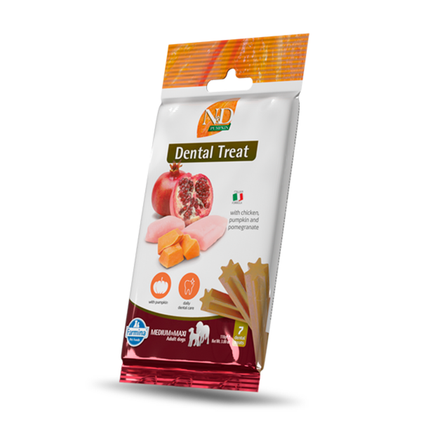 N&D Pumpkin Dog Chicken & Pomegranate Dental Treat