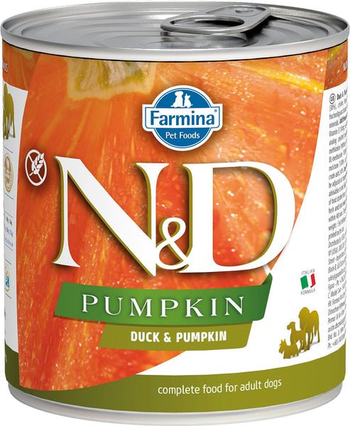 N&D Pumpkin Dog Duck Wet Food 285g