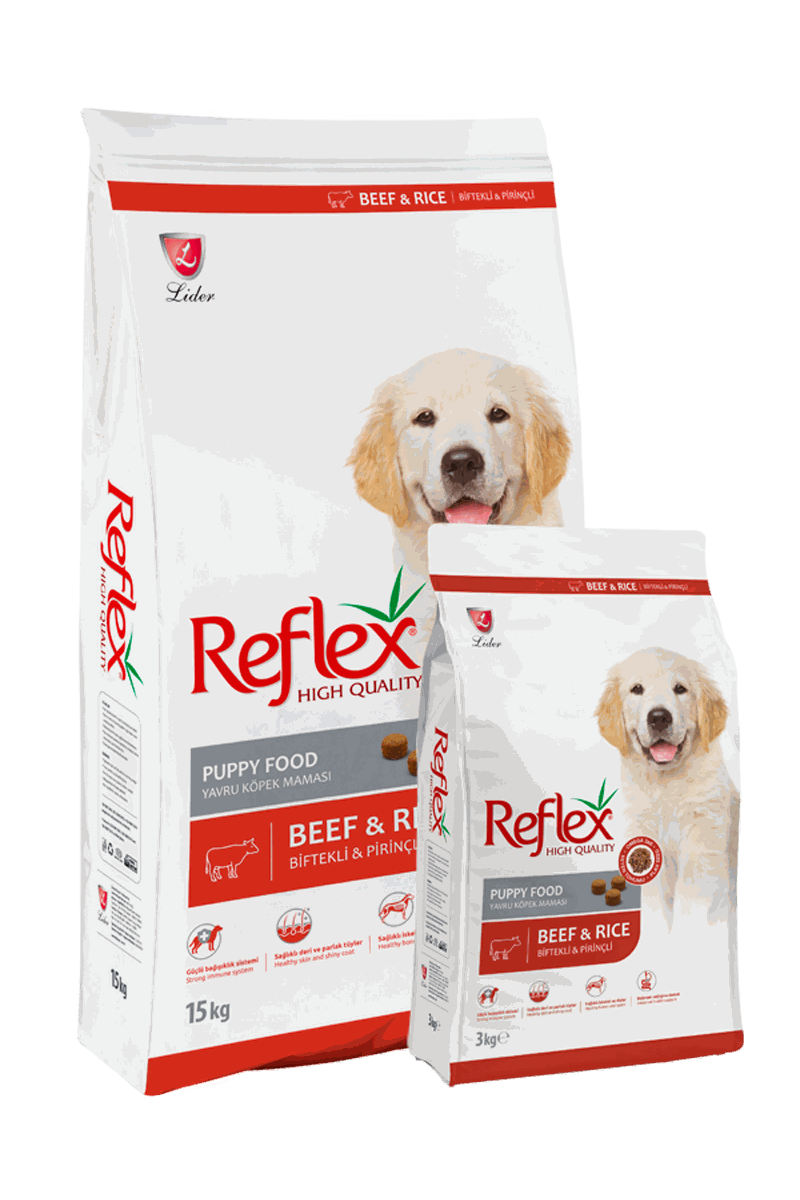 Reflex Puppy Beef Food