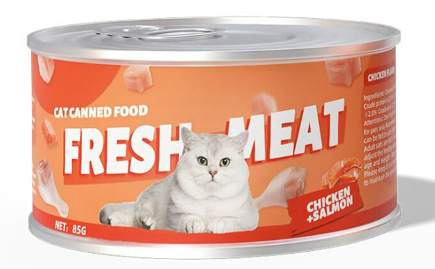 PetMetro Canned Fresh Meat - Chicken & Salmon