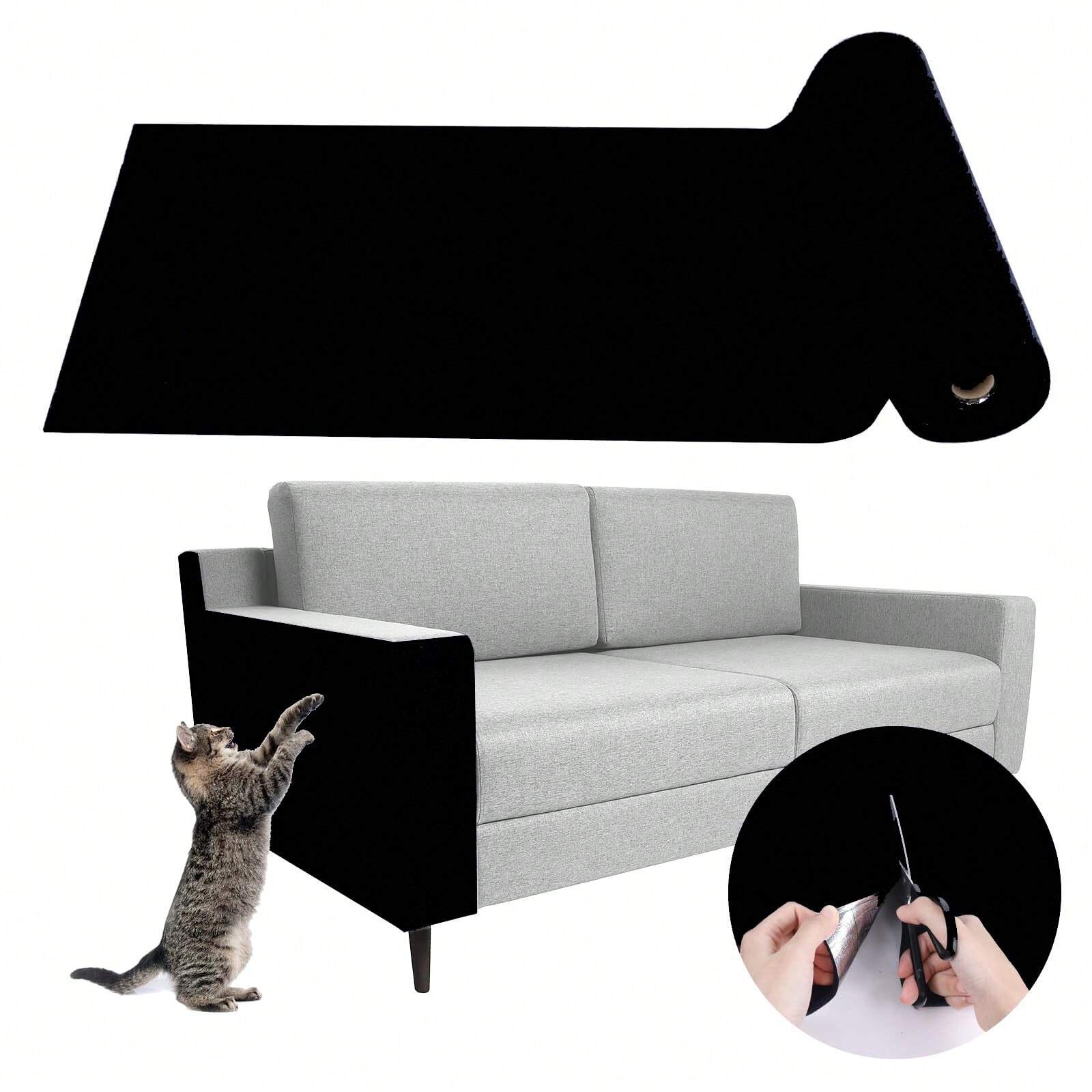 Self-Adhesive Cat Scratching Mat | Trimmable Furniture Protector