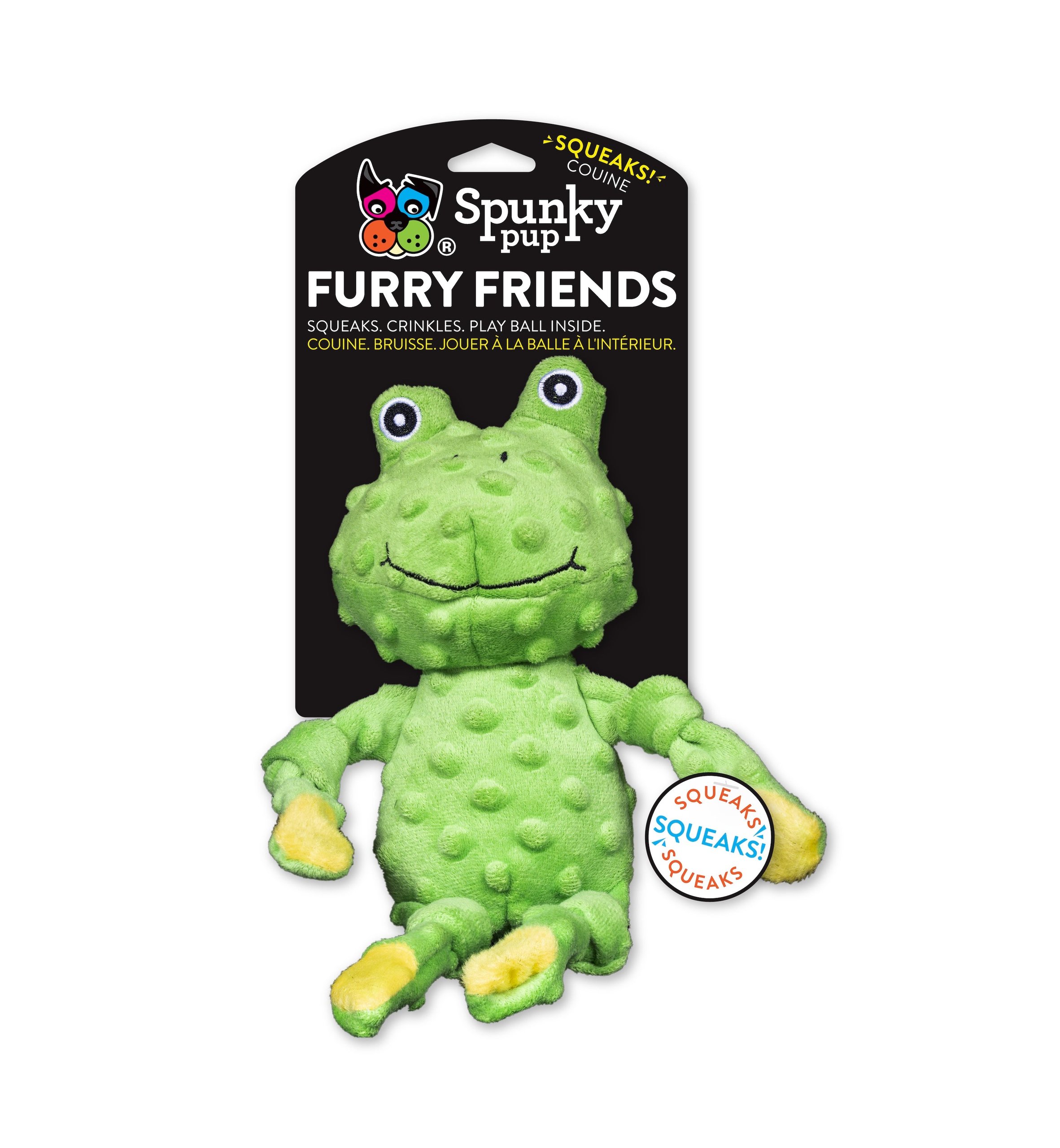 Spunky Pup Furry Friends Frog