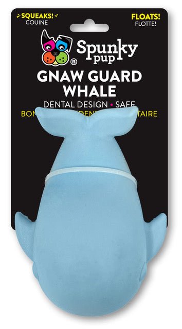 Spunky Pup Gnaw Guard Foam Whale - Green