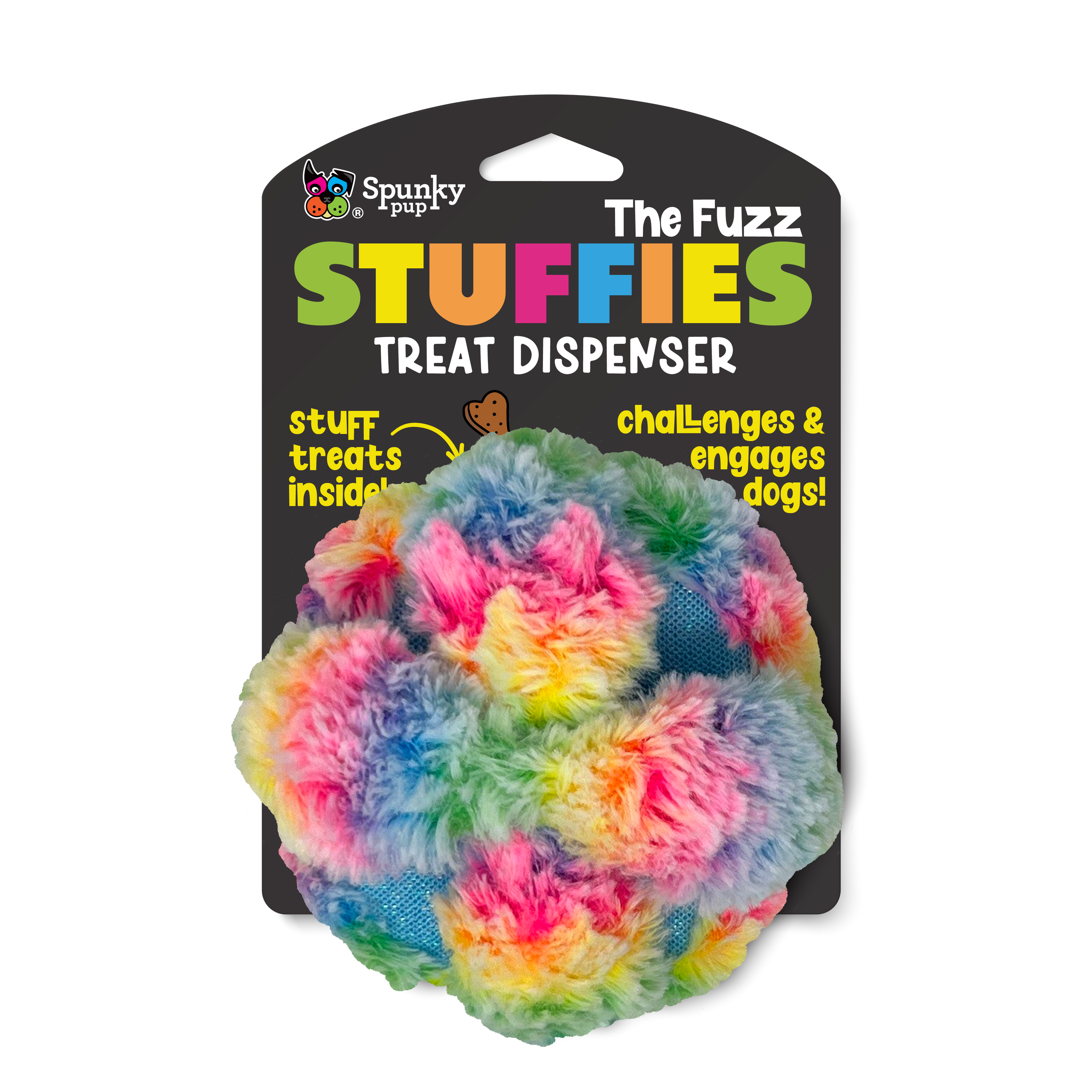 Spunky Pup Stuffies The Fuzz Mega - Treat Dispenser