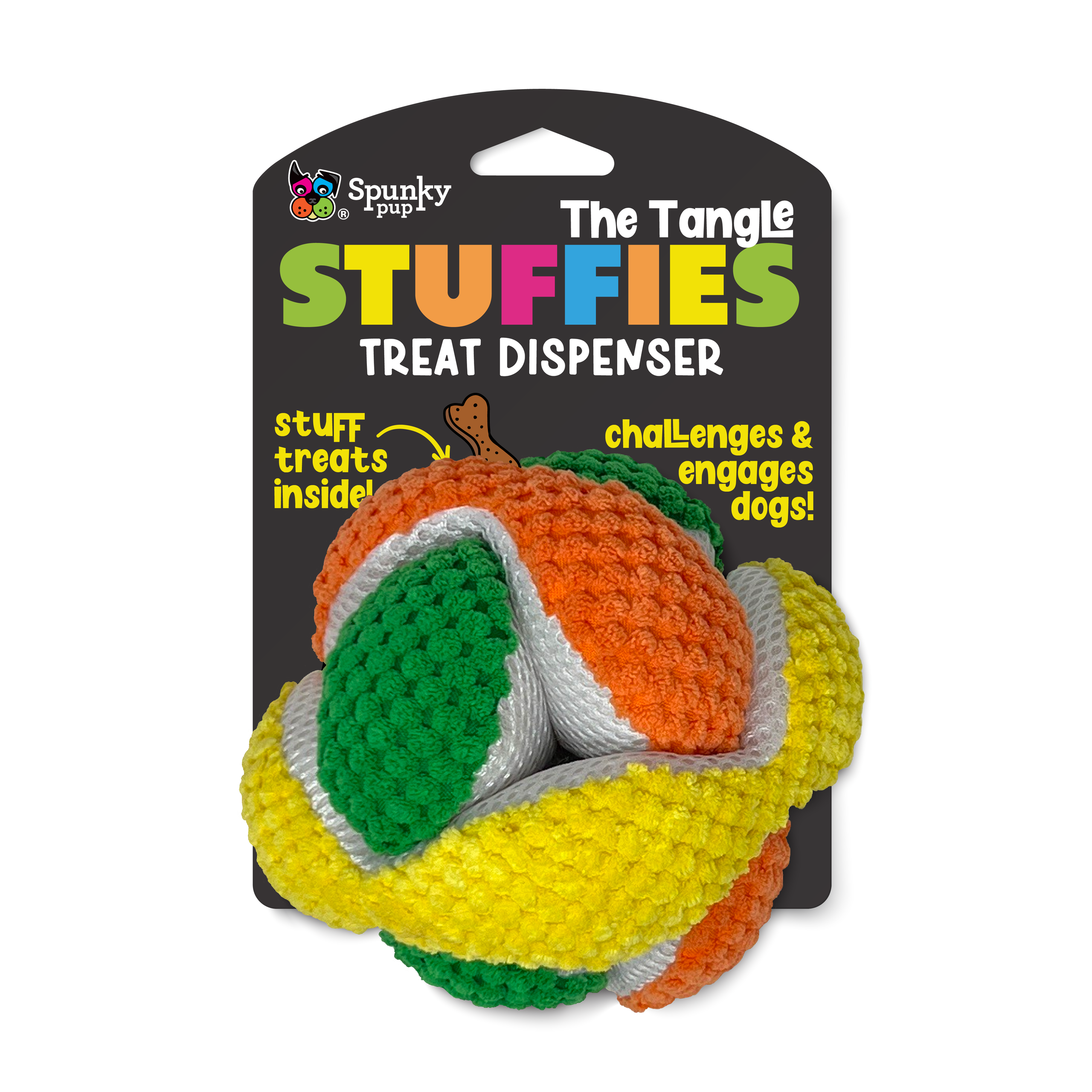 Spunky Pup Stuffies The Tangle - Treat Dispenser