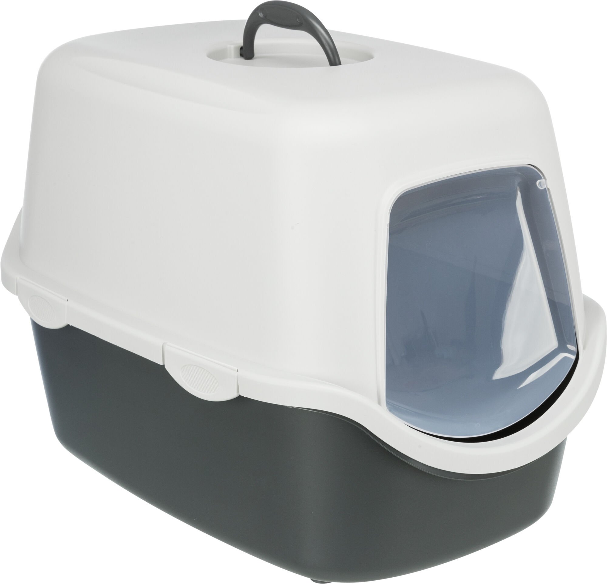 Trixie Vico cat litter tray, with hood, dark grey/light grey 40 x 40 x 56 cm