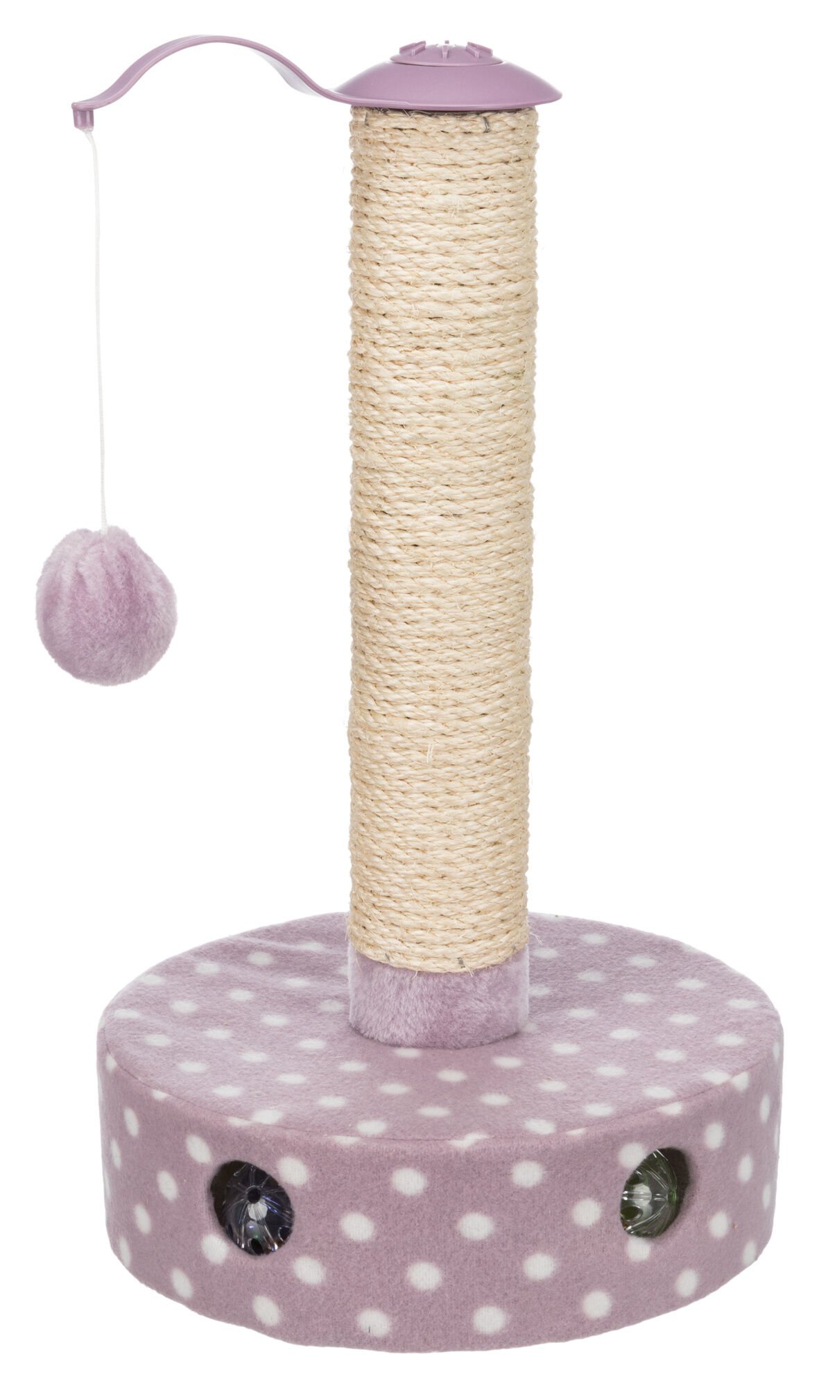 Trixie Junior scratching post, fleece, light lilac 47 cm