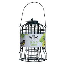 Wilko Wild Bird Fat Ball Cage Feeder
