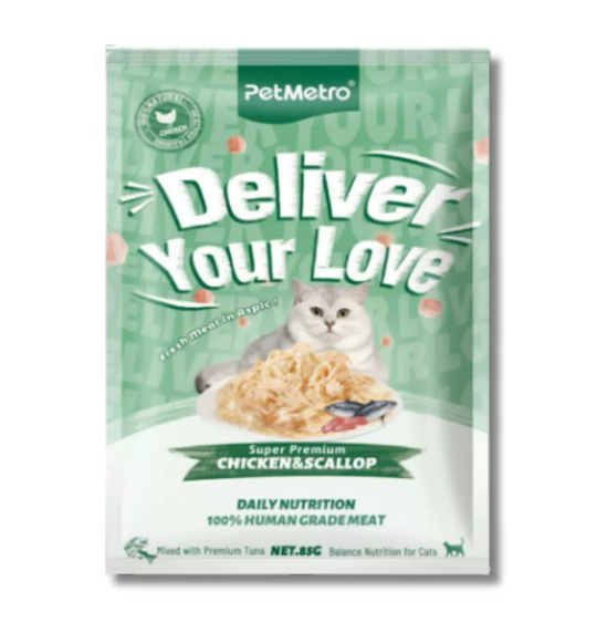 PetMetro Chicken Jelly Pouch - Chicken & Tuna
