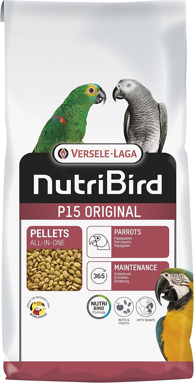 Versele-Laga NutriBird P15 Original Extruded Pellets Parrot Food