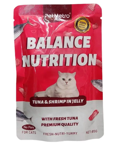 PetMetro Tuna Jelly Pouch - Tuna & Shrimp