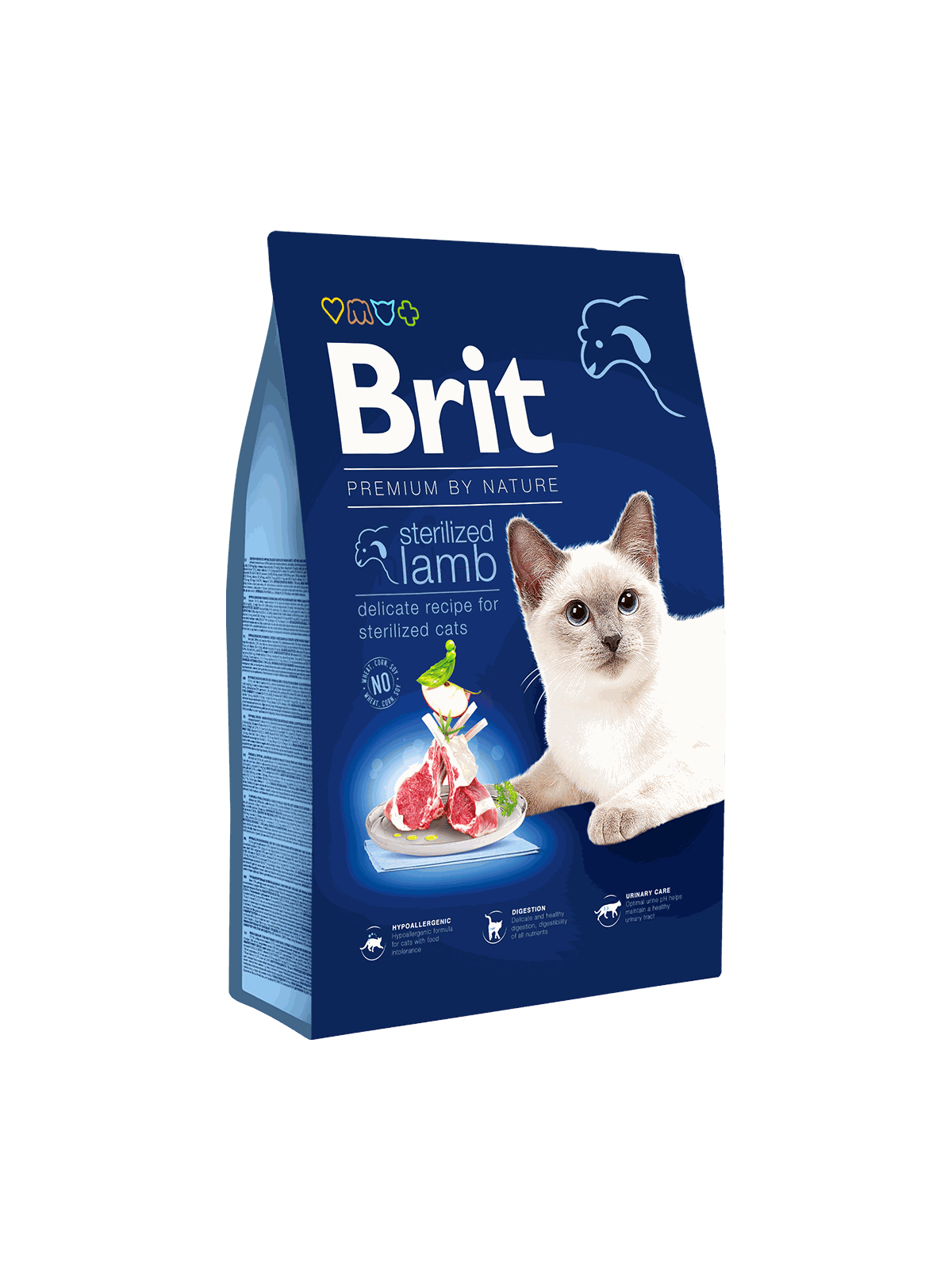 Brit Premium by Nature Cat Sterilized Lamb- 1.5kg